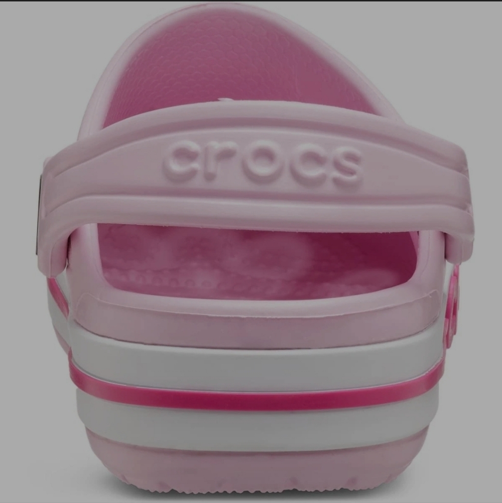 NWT Pink And White CROCS - Picture 7 of 7